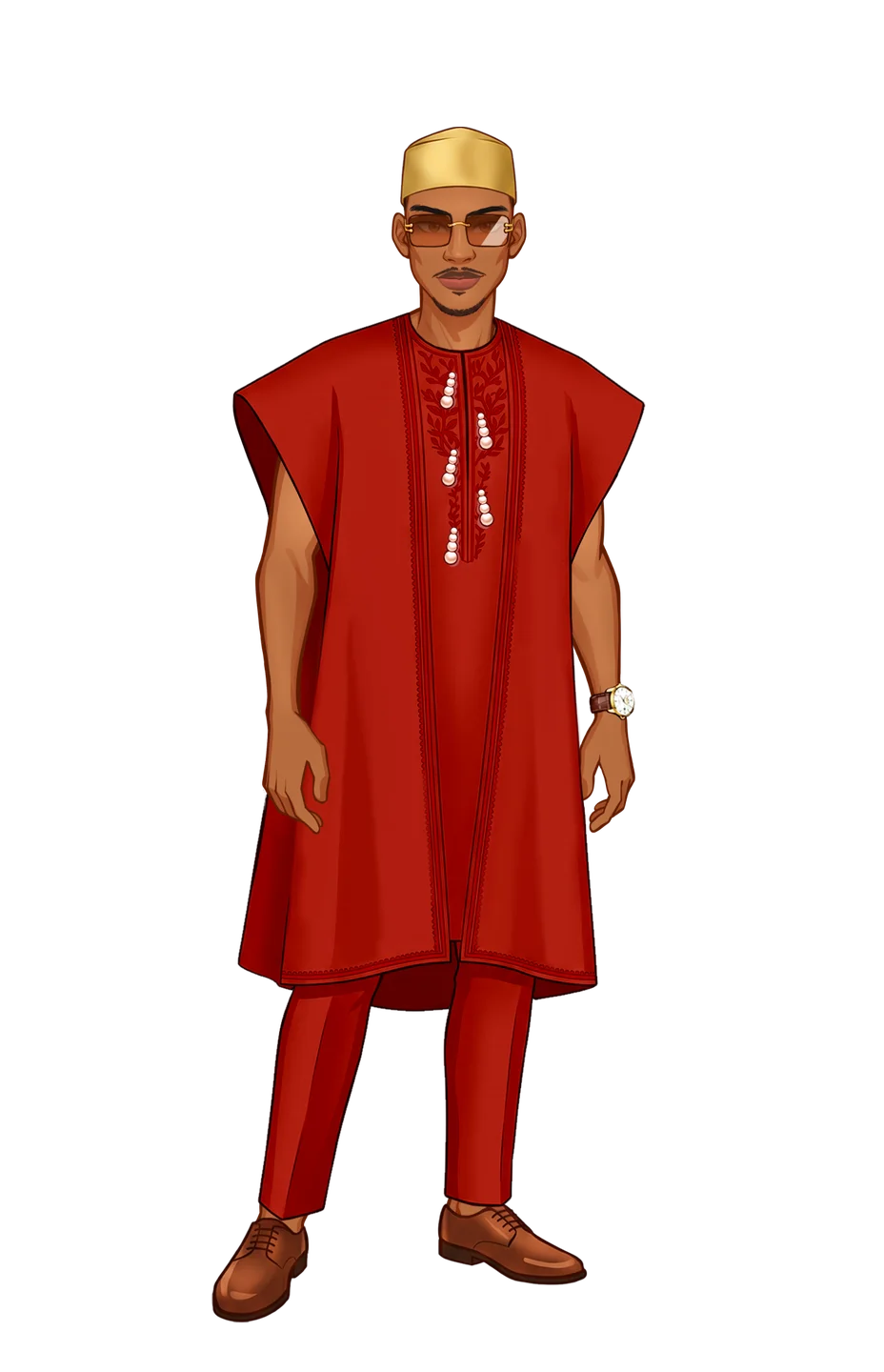 Matched owambe look